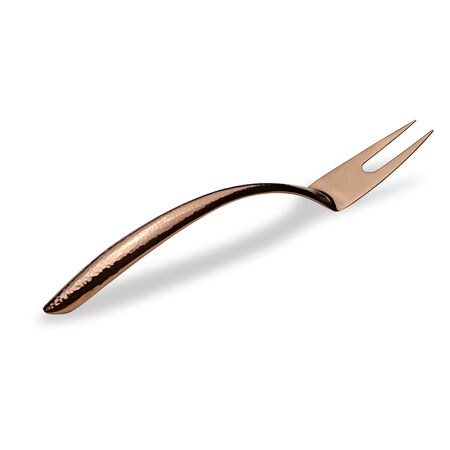 Bon Chef Ez Use Banquet Serving Fork Hammer Finish 14" - Rose Gold 9455HFRG